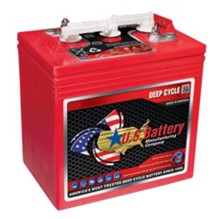 US2000XC2, US Battery, Group GC2, 6 Volt, Golf Cart Battery - Palm battery