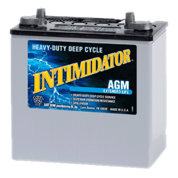 8A22NF Deka AGM Heavy-Duty Deep Cycle Battery , Group 22NF