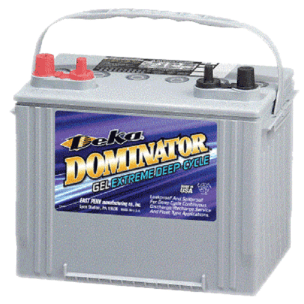 Deka Dominator Extreme 8G24M AGM Battery - Deep Cycle, Group 24, High-Performance