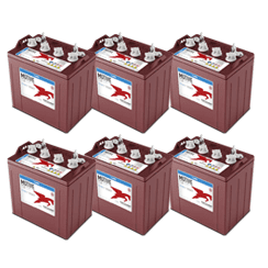 Six-T-890, Trojan 8V 190Ah, Golf Cart Batteries Set Group GC2